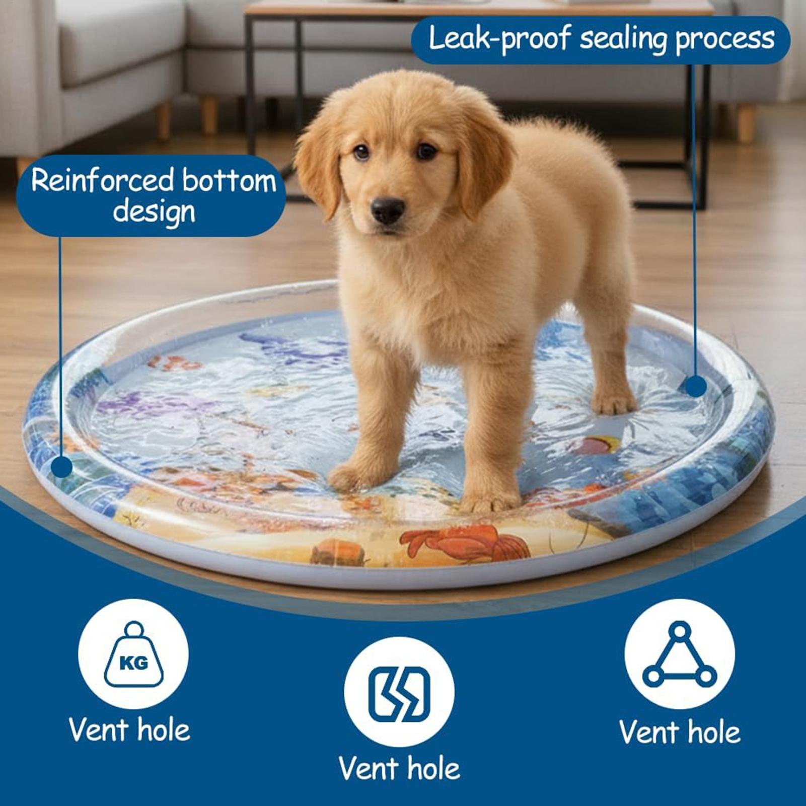 Pet Supplies Dog Wash - Интерактивный утолщенный игровой коврик-водная лежанка для